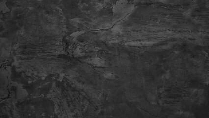 Wall Mural - A black and white photo of a wall with a rough texture. The photo has a moody and dramatic feel to it