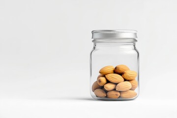 Poster - nuts in glass jar