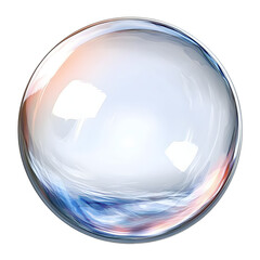 Canvas Print - white crystal ball watercolor isolated on transparent background cutout