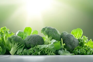 Poster - broccoli on a plate