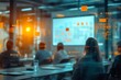 © Imagentive - Blurry Corporate Workshop Audience Viewing Presentation Screen