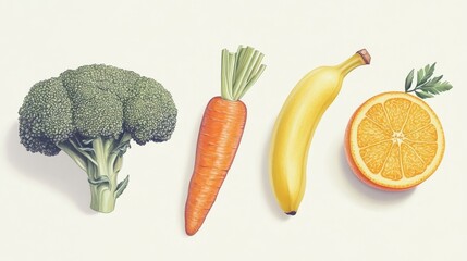 Poster - vegetables and fruits