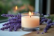 © fan - candle and lavender