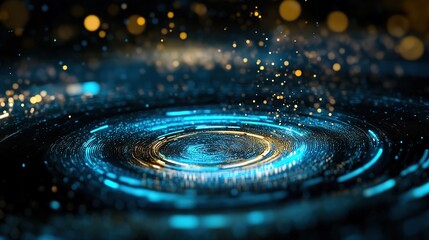 Wall Mural - neon led light abstract background, futuristic design