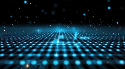 Wall Mural - neon led light abstract background, futuristic design