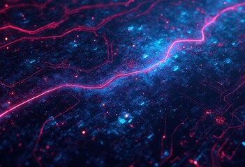 Poster - Abstract Neon Lights Artwork