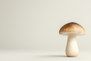 Wall Mural - mushroom on black