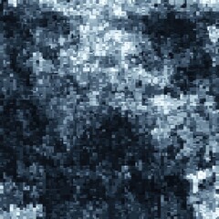 Aufkleber - Pixelated Two-Tone Abstract Art