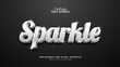 © DzakiraStudio - Sparkle text effect, editable shiny text effect