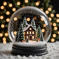 Wall Mural - christmas candle in the snow