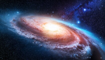 background of colorful galaxy in the universe
