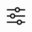 © Rauf - Adjustment sliders icon vector sign