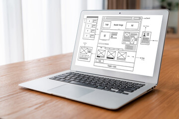Website design software provide modish template for online retail business and e-commerce