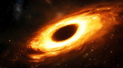 Wall Mural - stunning cosmic vortex showing brilliant light and swirling stars in a galaxy at the edge of space. 