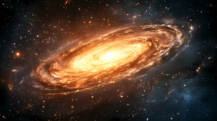 Wall Mural - stunning cosmic vortex showing brilliant light and swirling stars in a galaxy at the edge of space. 