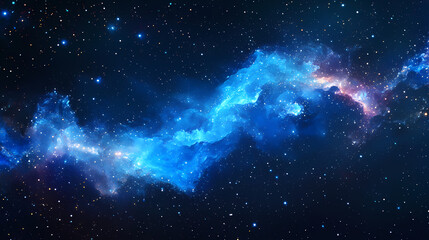blue watercolor galaxy with stary splash transparent background clipart. abstract watercolor splash.