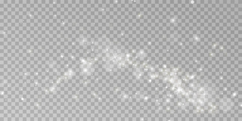 Wall Mural - light abstract glowing bokeh highlights. light bokeh effect isolated on transparent background. the 