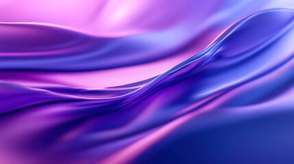 Wall Mural - 3d rendering of purple and blue abstract room background. scene for advertising, technology, showcas