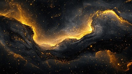 Wall Mural - celestial phenomenon in deep space stunning visuals cosmic landscape dark universe abstract viewpoin