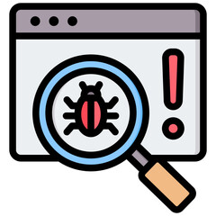 Poster - Malware Outline Color Icon