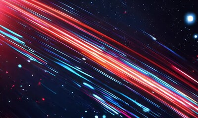 Wall Mural - Abstract light streaks, cosmic background, energy, motion, design