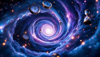Wall Mural - time warp galaxy