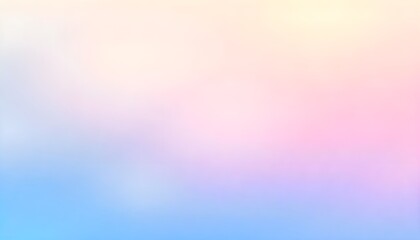 Leinwandbilder - An abstract color gradient background featuring soft pastel hues, with a smooth gradation texture