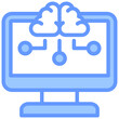 © Uniconlabs - Cognitive Computing Blue Icon