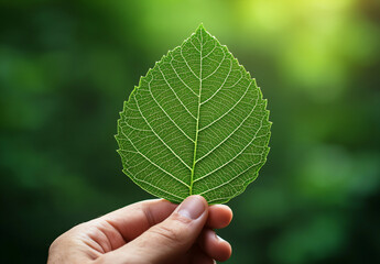 Sticker - Green Leaf in Hand