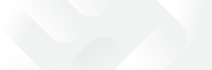 Wall Mural - abstract white geometric banner design background.