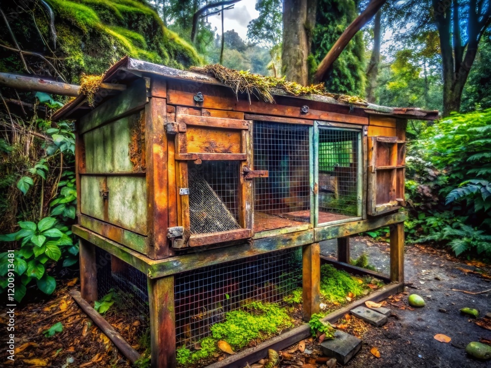 Abandoned New Zealand Rabbit Hutch, Urban Exploration Photography ...