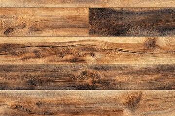 Wall Mural - Closeup of rustic aged wood texture showing natural timber patterns