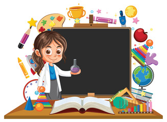 Wall Mural - Creative Classroom Learning Environment