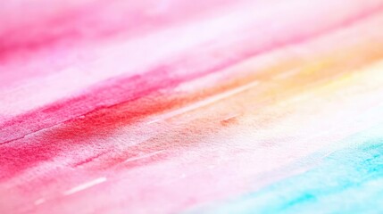 Poster - Minimalist watercolor idea. A vibrant watercolor background featuring soft pink, orange, and blue hues.