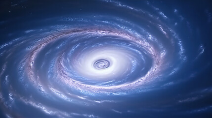 Wall Mural - Spiral Galaxy in Deep Space