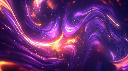 Wall Mural - Abstract background with glowing flame patterns and radiant light effects creating a warm atmosphere