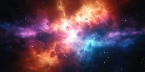 Wall Mural - astral plane colorful abstract concept