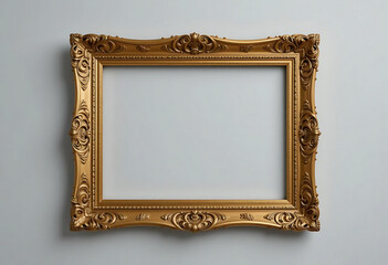 gold frame on white