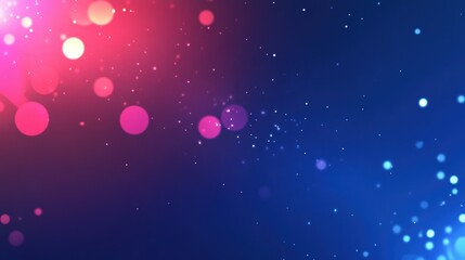 Wall Mural - colorful bokeh lights create a vibrant atmosphere in an abstract background design during a festive 