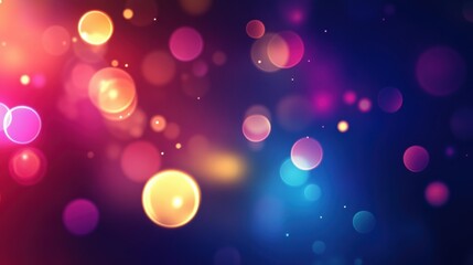 colorful abstract background with bright bokeh lights creating a vibrant atmosphere at a nighttime e