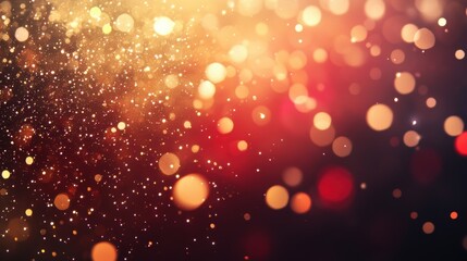 Wall Mural - colorful bokeh lights create a vibrant atmosphere during an evening celebration