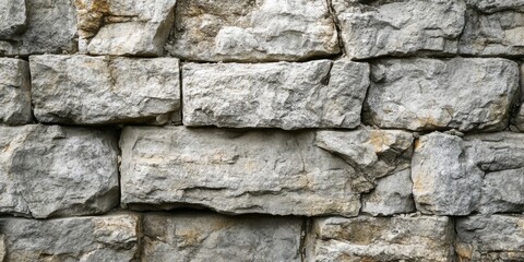 Sticker - Rugged grey limestone wall with rough textures and natural imperfections creating a coarse background ideal for mining or outdoor themes.