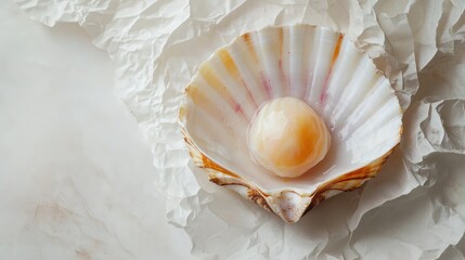 Sticker - shell on a white background