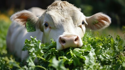 Poster - cow in a field