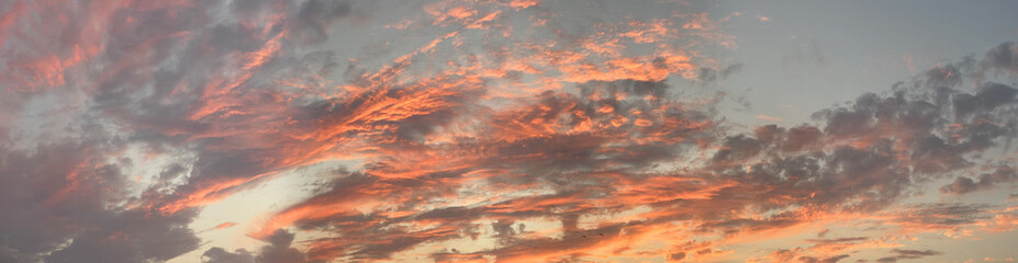 Wall Mural - beautiful sky. bright colourful cloud on night sky with sun light