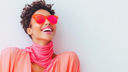 Wall Mural - portrait of a woman with colorful makeup