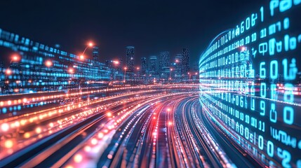 Abstract Data Flow on Highway with Binary Code