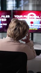 Aufkleber - Ransomware Cyber Attack Using Malware