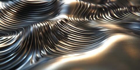 Poster - Laser beam trace on titanium showcases intricate patterns and highlights the unique properties of titanium. The trace of the laser beam on titanium creates stunning visuals and textures.