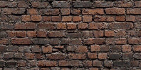 Poster - Captivating old brick wall texture featuring intricate patterns, ideal for showcasing the charm and character of vintage surfaces. Explore the beauty of old brick wall texture in unique designs.